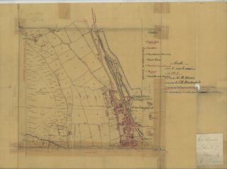 Surveying map from circa 1887