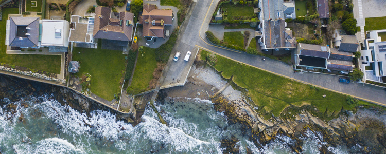 Aerial Image of coastline