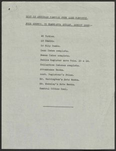 Letter dated 23rd August 1922 from Raymond Smith to Challoner Smith, Four Courts