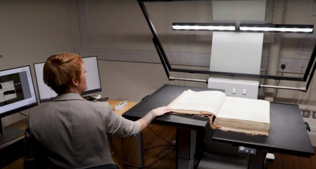 Scanning documents at the scanner