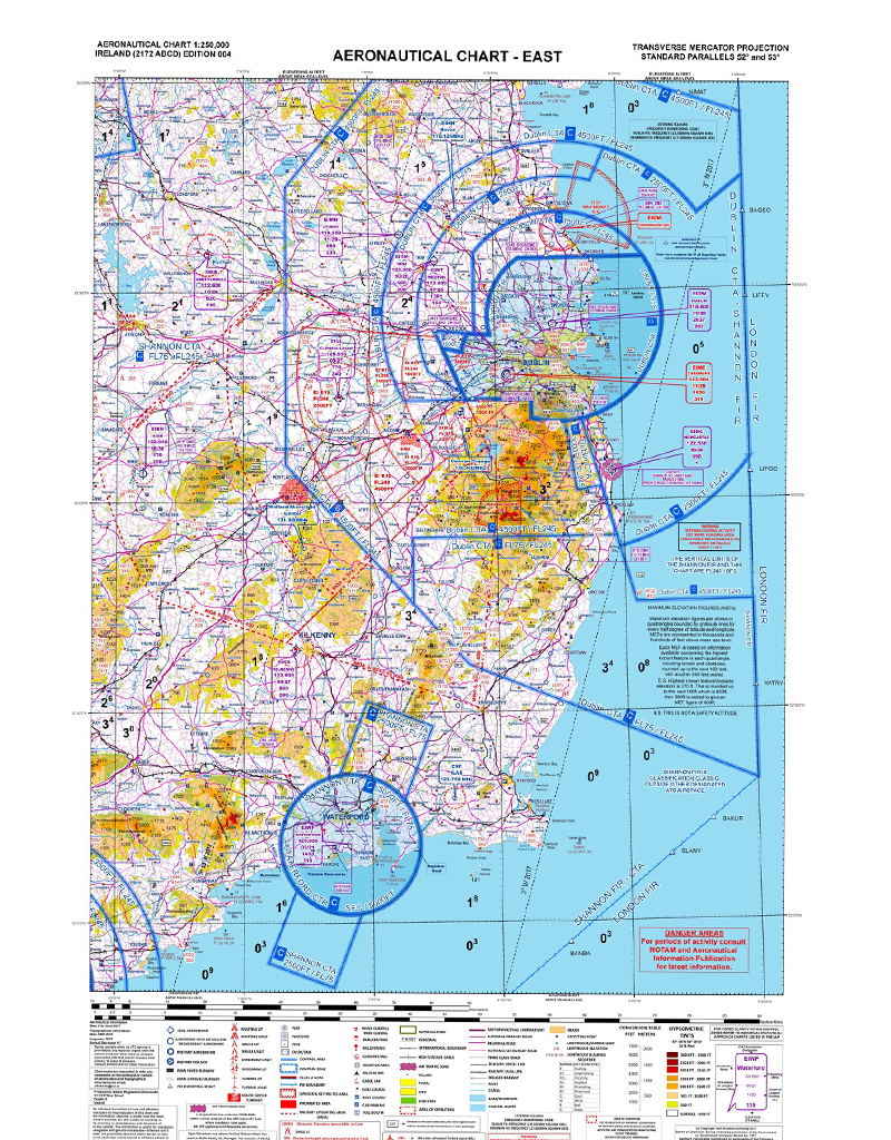Aeronautical Chart  - East 1:250,000