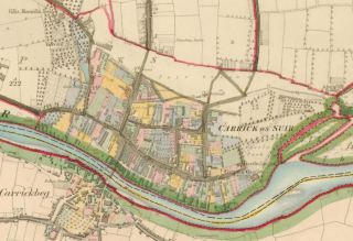The original survey of Ireland, at a scale of 6 inches to 1 mile, was completed in 1846 under the direction of Major General Thomas Colby.