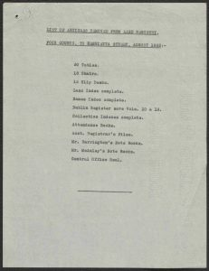 Letter dated 23rd August 1922 from Raymond Smith to Challoner Smith, Four Courts