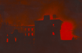Four Courts Fire 1922, Courtesy of The Board of Trinity College