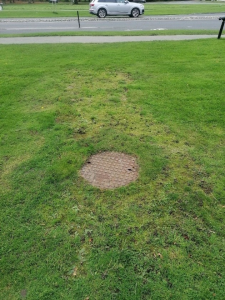  Traces of the subway entrance can be found on Chesterfield Avenue